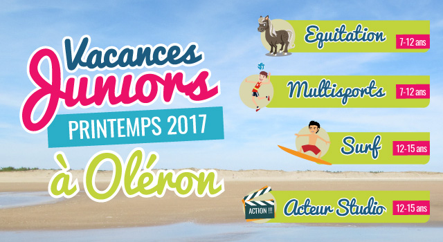 Colos de printemps à Oléron ! Colos de printemps à Oléron !