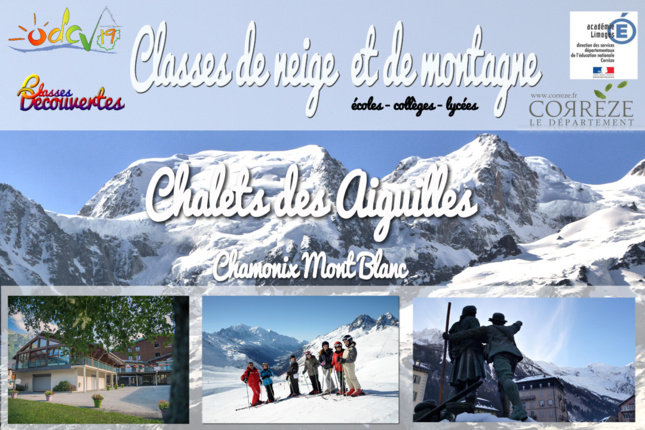 Classes de neige ou montagne à Chamonix Mont-Blanc