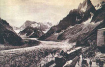 Mer de glace en 1900 Mer de glace en 1900