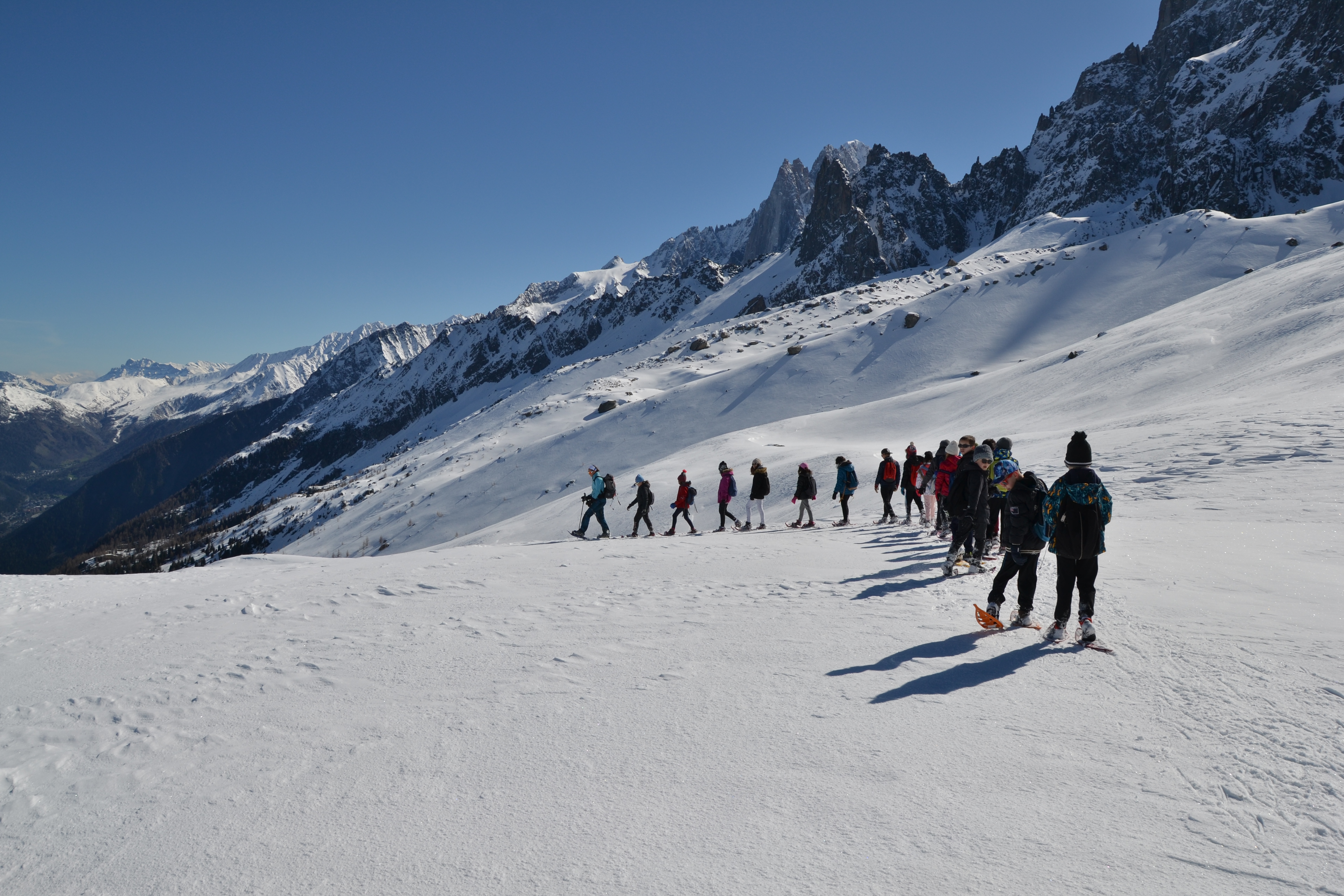 Classes de neige ou montagne à Chamonix Mont-Blanc