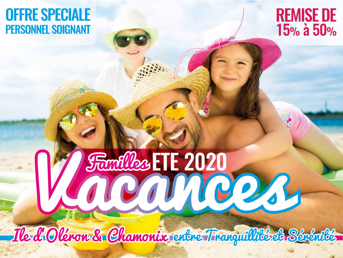 Ternelia & ODCV proposent aux personnels soignants des vacances à Oléron ou Chamonix